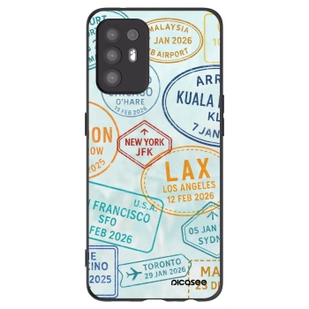 Picasee silikonový černý obal pro OPPO A94 5G - PASSPORT EDITION