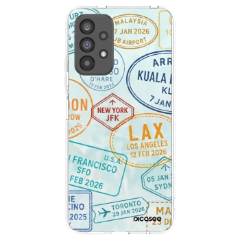 Picasee silikonový průhledný obal pro Samsung Galaxy A73 5G - PASSPORT EDITION