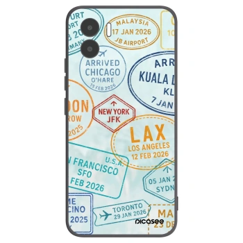 Picasee silikonový černý obal pro Xiaomi Redmi A1 - PASSPORT EDITION