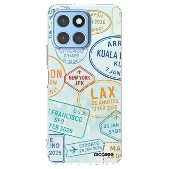 Picasee silikonový průhledný obal pro Honor X8 5G - PASSPORT EDITION