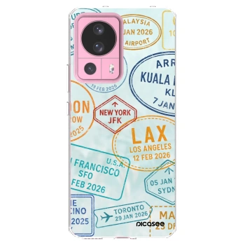 Picasee silikonový průhledný obal pro Xiaomi 13 Lite - PASSPORT EDITION