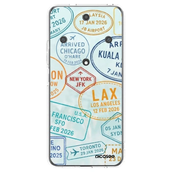 Picasee silikonový průhledný obal pro Honor Magic5 Lite 5G - PASSPORT EDITION