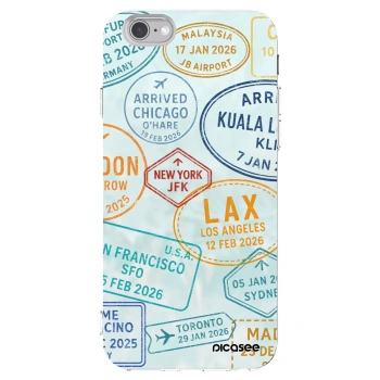 Picasee silikonový průhledný obal pro Apple iPhone 6/6S - PASSPORT EDITION