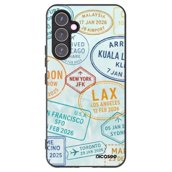 Picasee silikonový černý obal pro Samsung Galaxy A54 5G A546B - PASSPORT EDITION