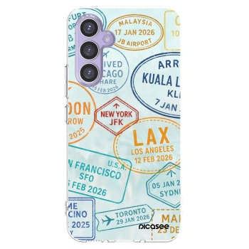 Picasee silikonový průhledný obal pro Samsung Galaxy A54 5G A546B - PASSPORT EDITION