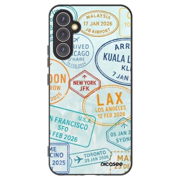 Picasee silikonový černý obal pro Samsung Galaxy A34 5G A346B - PASSPORT EDITION
