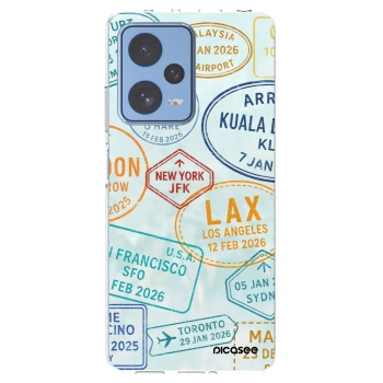 Picasee silikonový průhledný obal pro Xiaomi Redmi Note 12 Pro 5G - PASSPORT EDITION