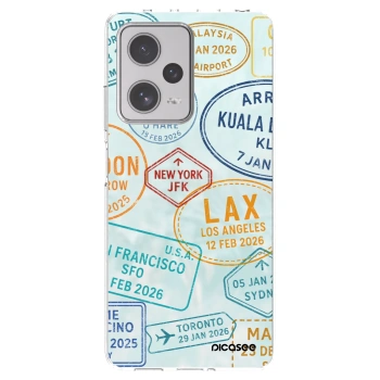 Picasee silikonový průhledný obal pro Xiaomi Redmi Note 12 Pro+ 5G - PASSPORT EDITION