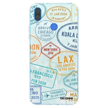 Picasee silikonový průhledný obal pro Huawei Nova 3i - PASSPORT EDITION