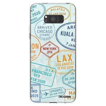 Picasee silikonový průhledný obal pro Samsung Galaxy S8 G950F - PASSPORT EDITION