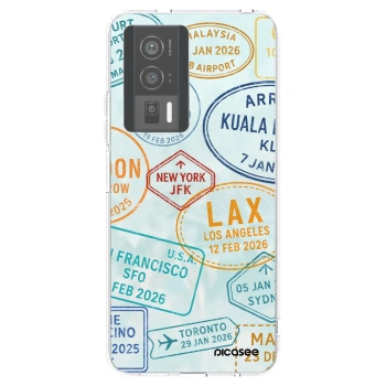 Picasee silikonový průhledný obal pro Xiaomi Poco F5 Pro 5G - PASSPORT EDITION