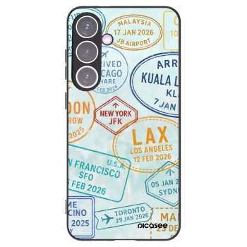 Picasee silikonový černý obal pro Samsung Galaxy S24+ S926B 5G - PASSPORT EDITION