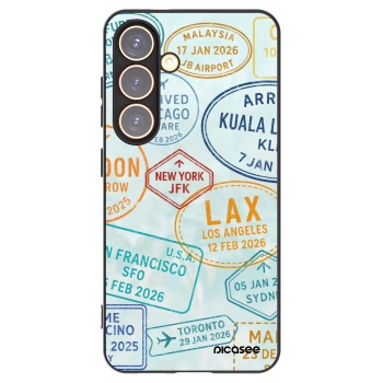 Picasee silikonový černý obal pro Samsung Galaxy S24 S921B 5G - PASSPORT EDITION