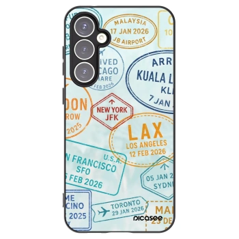 Picasee silikonový černý obal pro Samsung Galaxy S23 FE S711B - PASSPORT EDITION