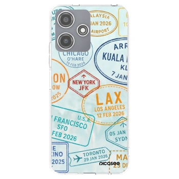 Picasee silikonový průhledný obal pro Xiaomi Redmi 12 5G - PASSPORT EDITION