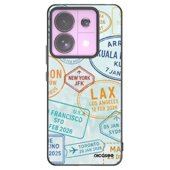 Picasee silikonový černý obal pro Xiaomi Redmi Note 13 Pro 5G - PASSPORT EDITION