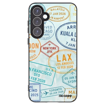 Picasee silikonový černý obal pro Samsung Galaxy A55 5G A556B - PASSPORT EDITION