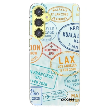 Picasee silikonový průhledný obal pro Samsung Galaxy A35 5G A356B - PASSPORT EDITION