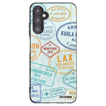 Picasee silikonový černý obal pro Samsung Galaxy A05s A057G - PASSPORT EDITION