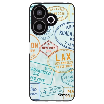 Picasee silikonový černý obal pro Xiaomi Redmi 13 4G - PASSPORT EDITION