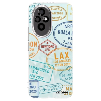 Picasee silikonový průhledný obal pro Honor 200 5G - PASSPORT EDITION