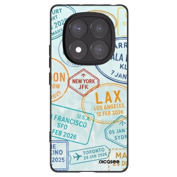 Picasee silikonový černý obal pro Xiaomi Redmi Note 14 Pro 5G - PASSPORT EDITION
