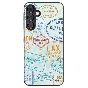 Picasee silikonový černý obal pro Samsung Galaxy A16 5G - PASSPORT EDITION