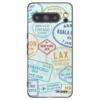 Picasee silikonový černý obal pro Google Pixel 8 Pro - PASSPORT EDITION