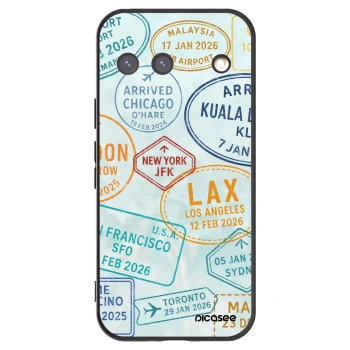 Picasee silikonový černý obal pro Google Pixel 9 - PASSPORT EDITION