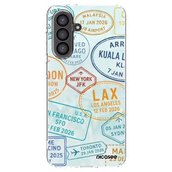 Picasee silikonový průhledný obal pro Samsung Galaxy A36 5G - PASSPORT EDITION