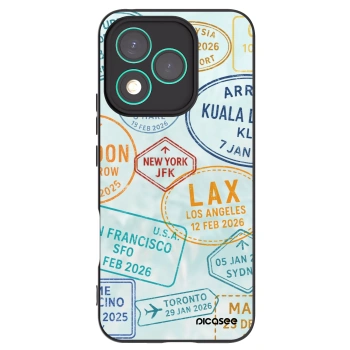 Picasee silikonový černý obal pro Honor 400 Lite 5G - PASSPORT EDITION
