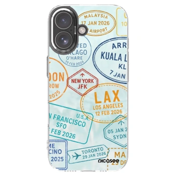 Picasee silikonový průhledný obal pro Apple iPhone 17 - PASSPORT EDITION