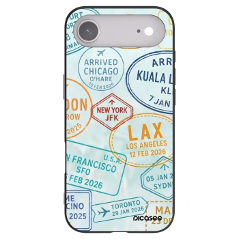 Picasee silikonový černý obal pro Apple iPhone Air - PASSPORT EDITION