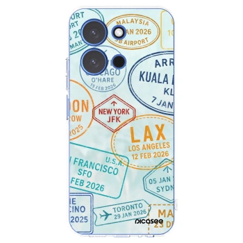 Picasee silikonový průhledný obal pro Xiaomi Redmi 15C 4G - PASSPORT EDITION