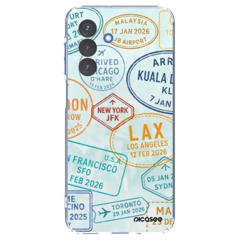 Picasee silikonový průhledný obal pro Samsung Galaxy A17 5G - PASSPORT EDITION