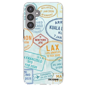 Picasee silikonový průhledný obal pro Samsung Galaxy A16 4G - PASSPORT EDITION