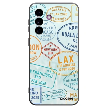 Picasee silikonový černý obal pro Samsung Galaxy A37 - PASSPORT EDITION