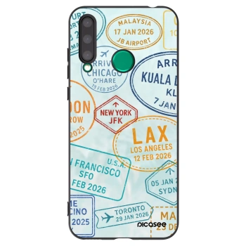 Picasee silikonový černý obal pro Honor 20 Lite - PASSPORT EDITION