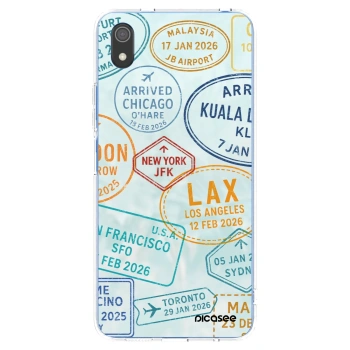 Picasee silikonový průhledný obal pro Xiaomi Redmi 7A - PASSPORT EDITION