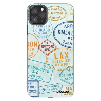 Picasee silikonový průhledný obal pro Apple iPhone 11 Pro Max - PASSPORT EDITION