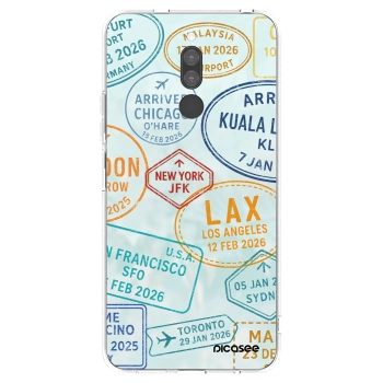 Picasee silikonový průhledný obal pro Xiaomi Redmi 8 - PASSPORT EDITION