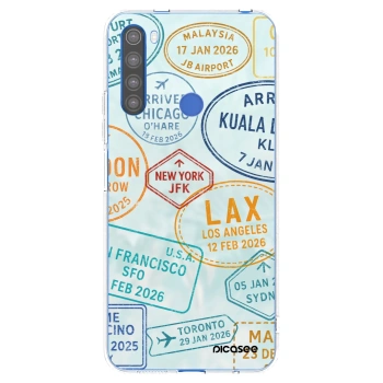 Picasee silikonový průhledný obal pro Xiaomi Redmi Note 8T - PASSPORT EDITION