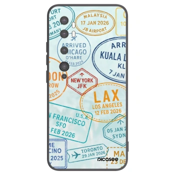 Picasee silikonový černý obal pro Xiaomi Mi Note 10 (Pro) - PASSPORT EDITION