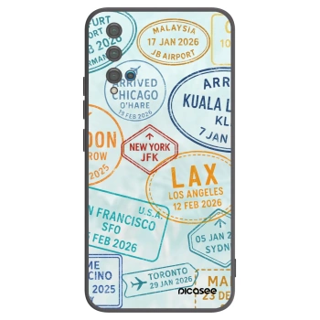 Picasee silikonový černý obal pro Huawei Nova 5T - PASSPORT EDITION