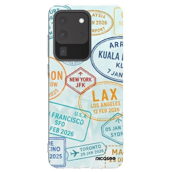 Picasee silikonový průhledný obal pro Samsung Galaxy S20 Ultra 5G G988F - PASSPORT EDITION