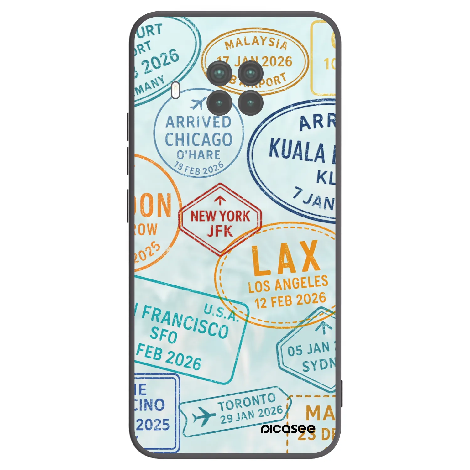 Picasee silikonový černý obal pro Xiaomi Mi 10T Lite - PASSPORT EDITION