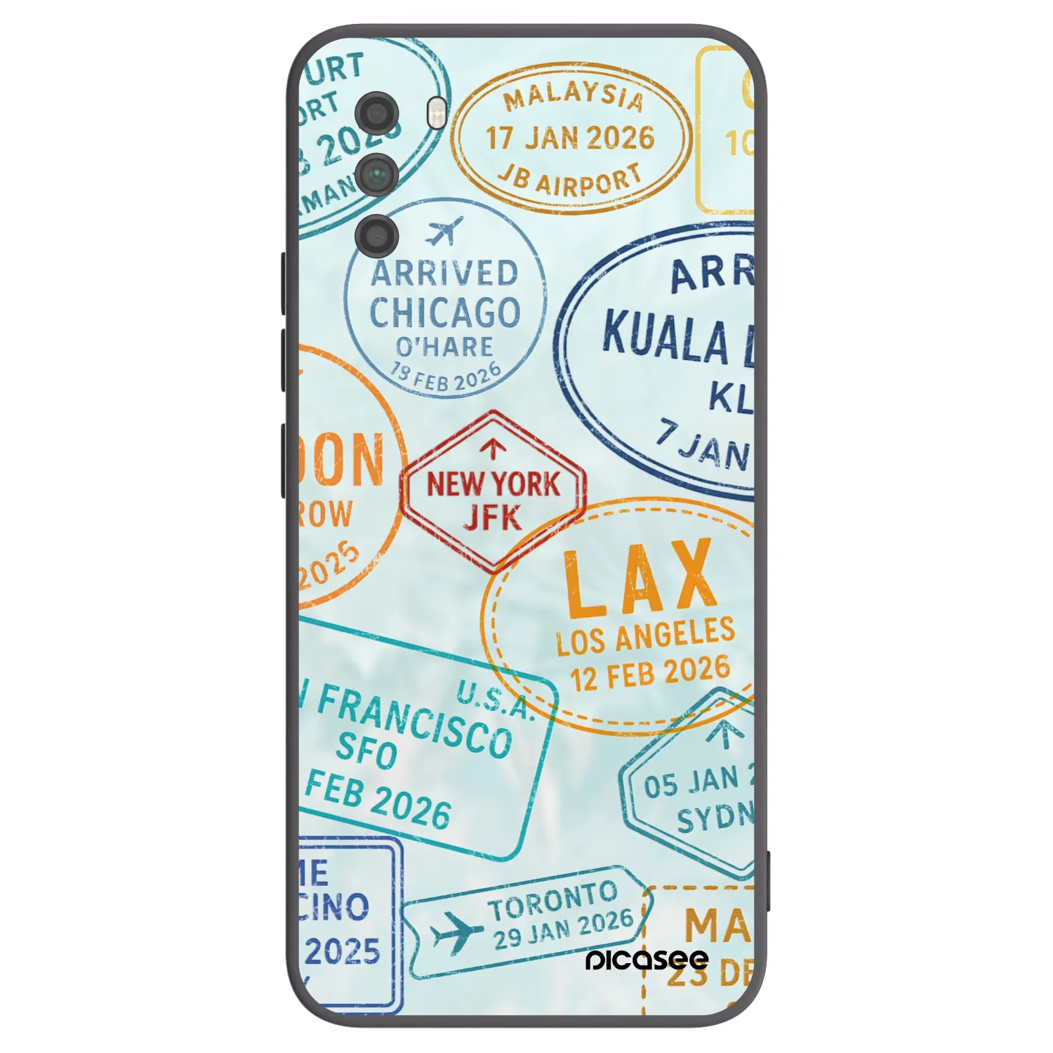 Picasee silikonový černý obal pro Xiaomi Poco M3 - PASSPORT EDITION