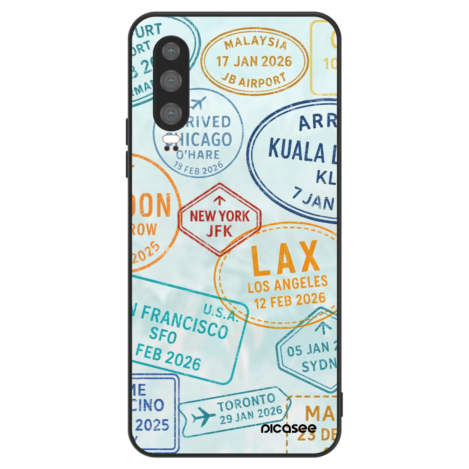 Picasee ULTIMATE CASE pro Huawei P30 - PASSPORT EDITION