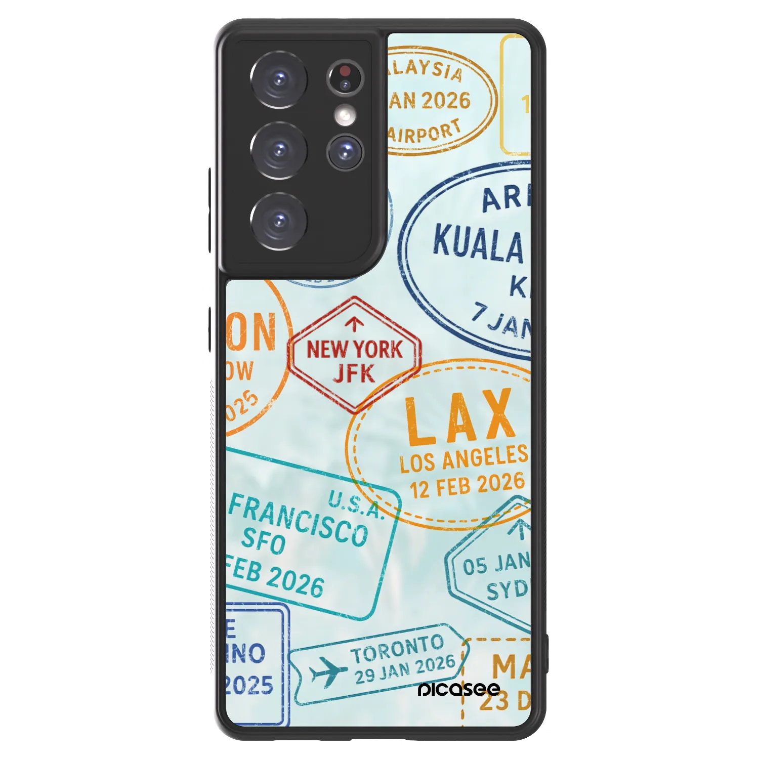 Picasee ULTIMATE CASE pro Samsung Galaxy S21 Ultra 5G G998B - PASSPORT EDITION