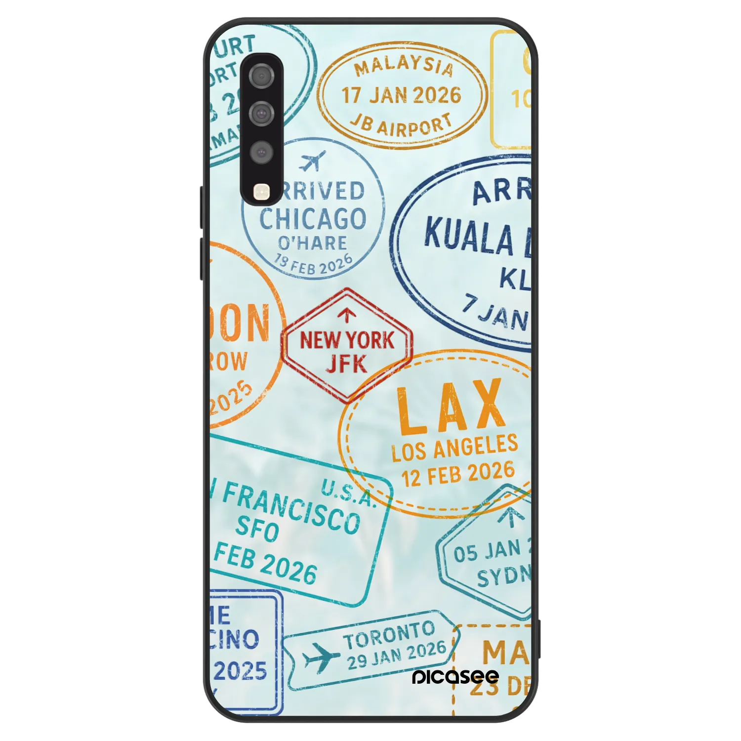 Picasee ULTIMATE CASE pro Samsung Galaxy A70 A705F - PASSPORT EDITION